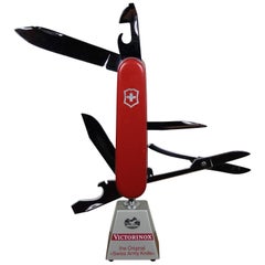 Vintage Electric Shop Display Victorinox Pocket Knives Switzerland