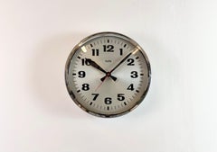 Vintage Electric Wall Clock from NUFA, 1960s