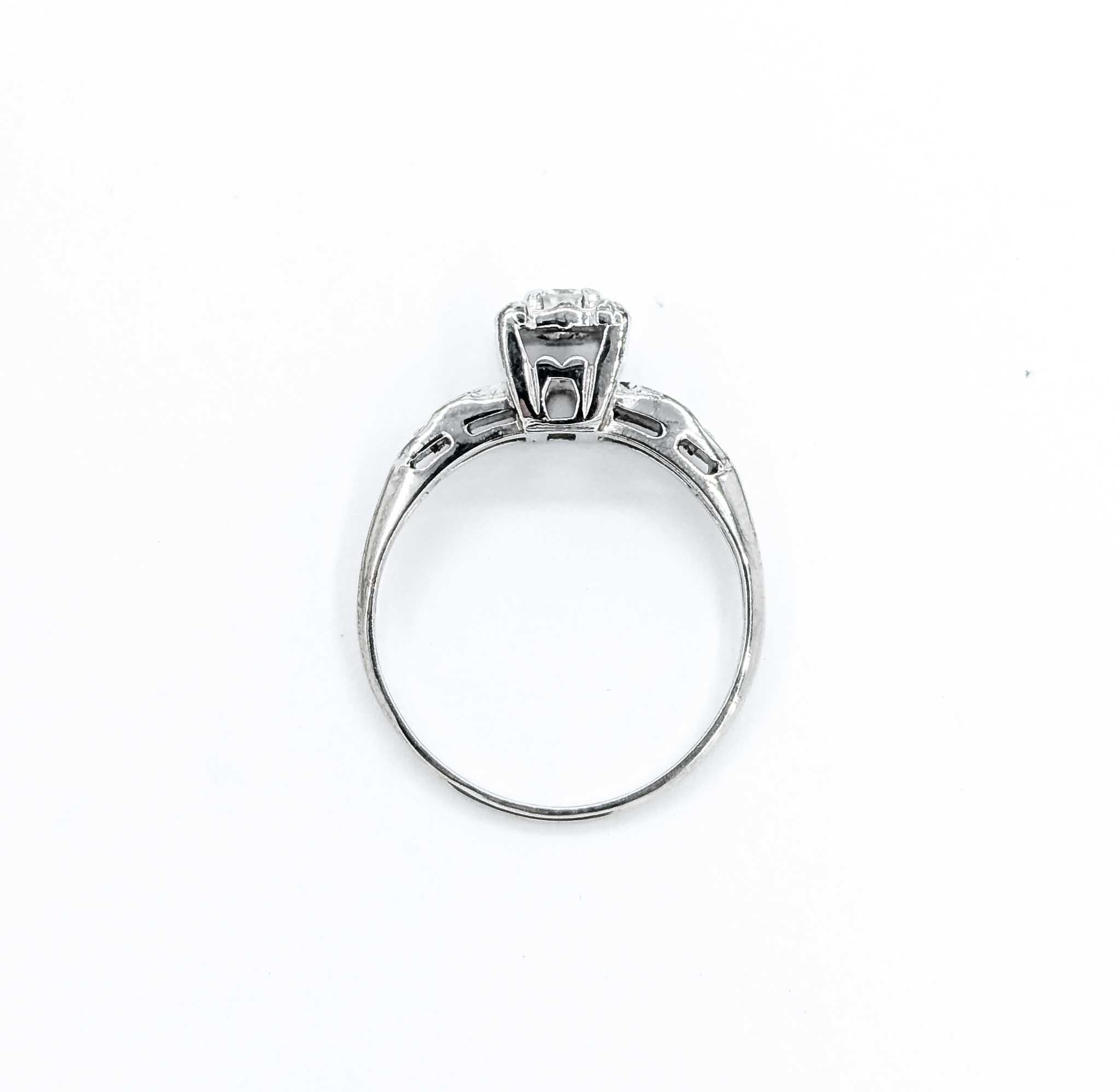 Set di anelli con diamanti Vintage Eleg 14kt in vendita 1
