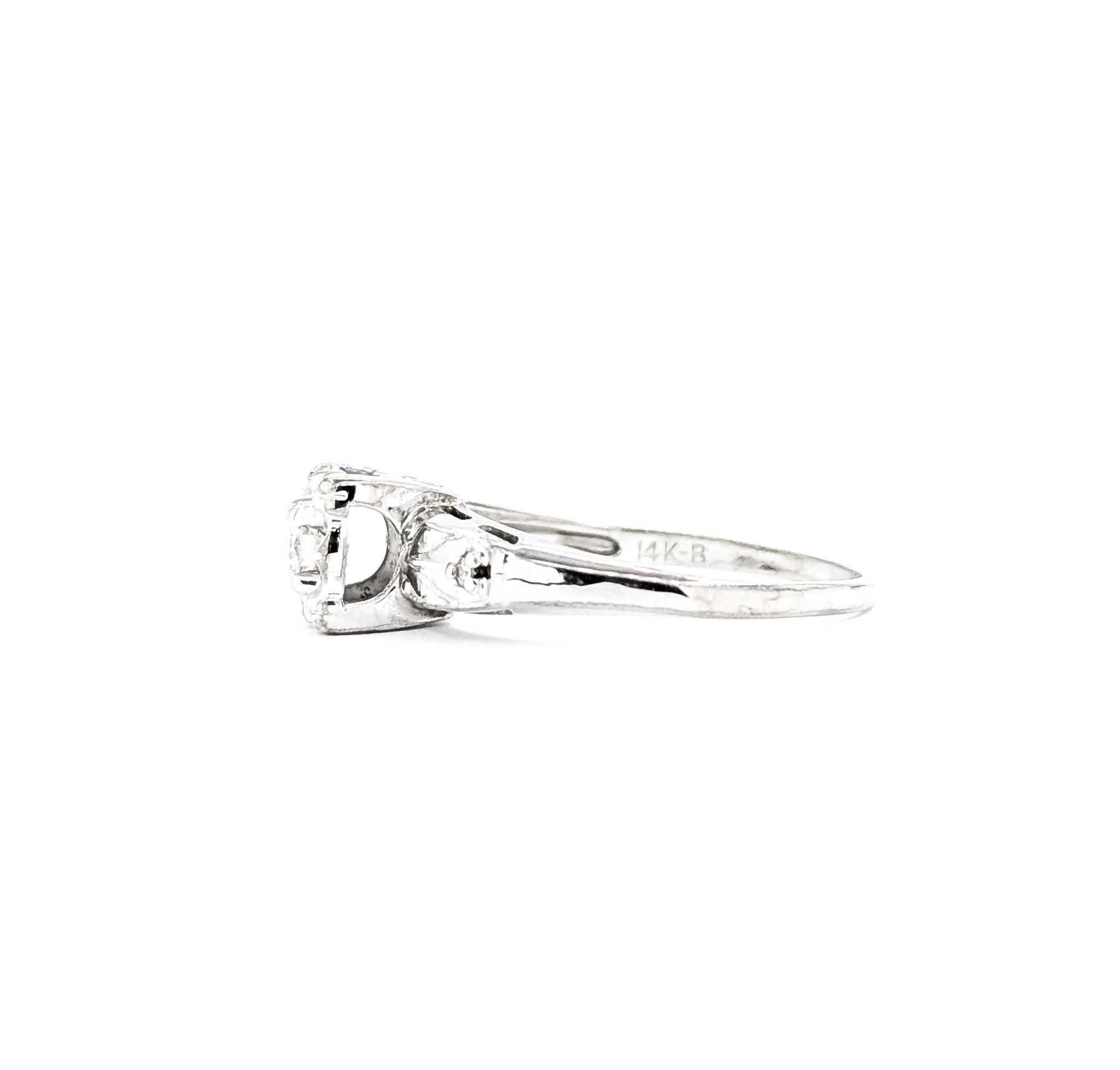 Set di anelli con diamanti Vintage Eleg 14kt in vendita 3