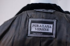 Vintage Elegant Double Breasted Grey Pinstripe Blazer