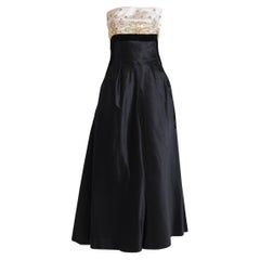 Vintage Elegant Evening Dress with Stones