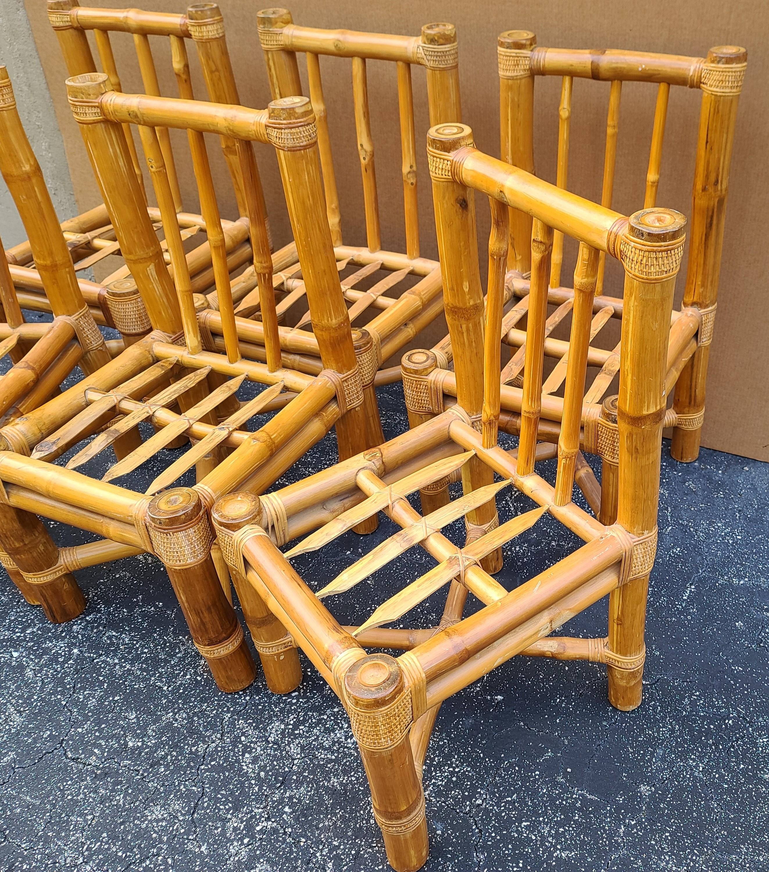 bamboo dining chairs with cushion