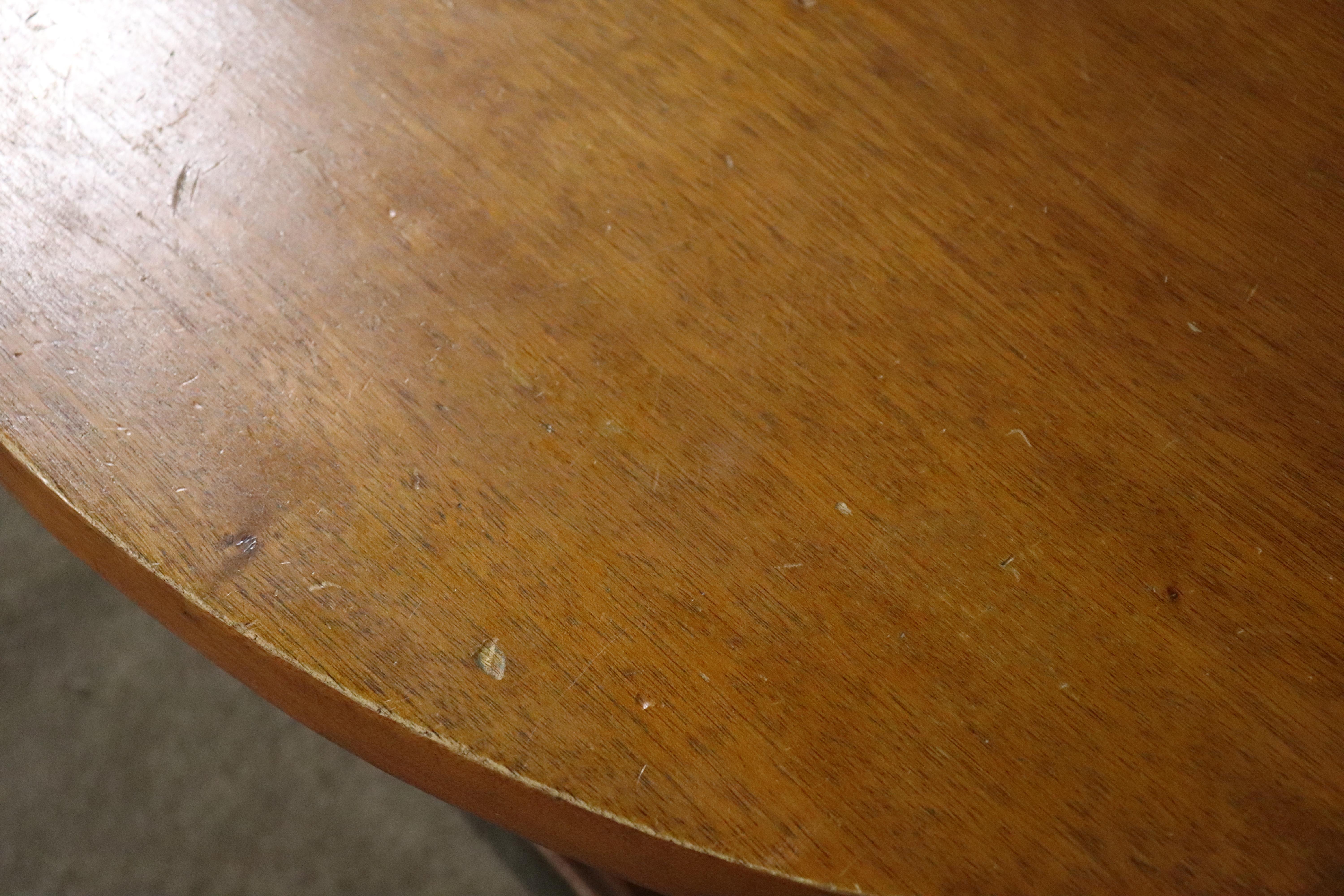 Vintage Elephant Carved Side Table 4