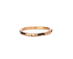 Vintage Elephant Hair Band 14 Karat Yellow Gold Handmade Gold Encased Ring Rare