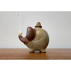 Vintage Elephant Oil Lamp by Ibuki, 1970s