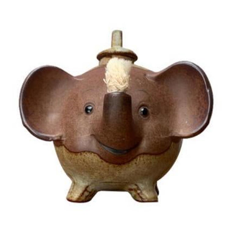 Lampe à l'huile éléphant vintage par Ibuki, 1970 en vente