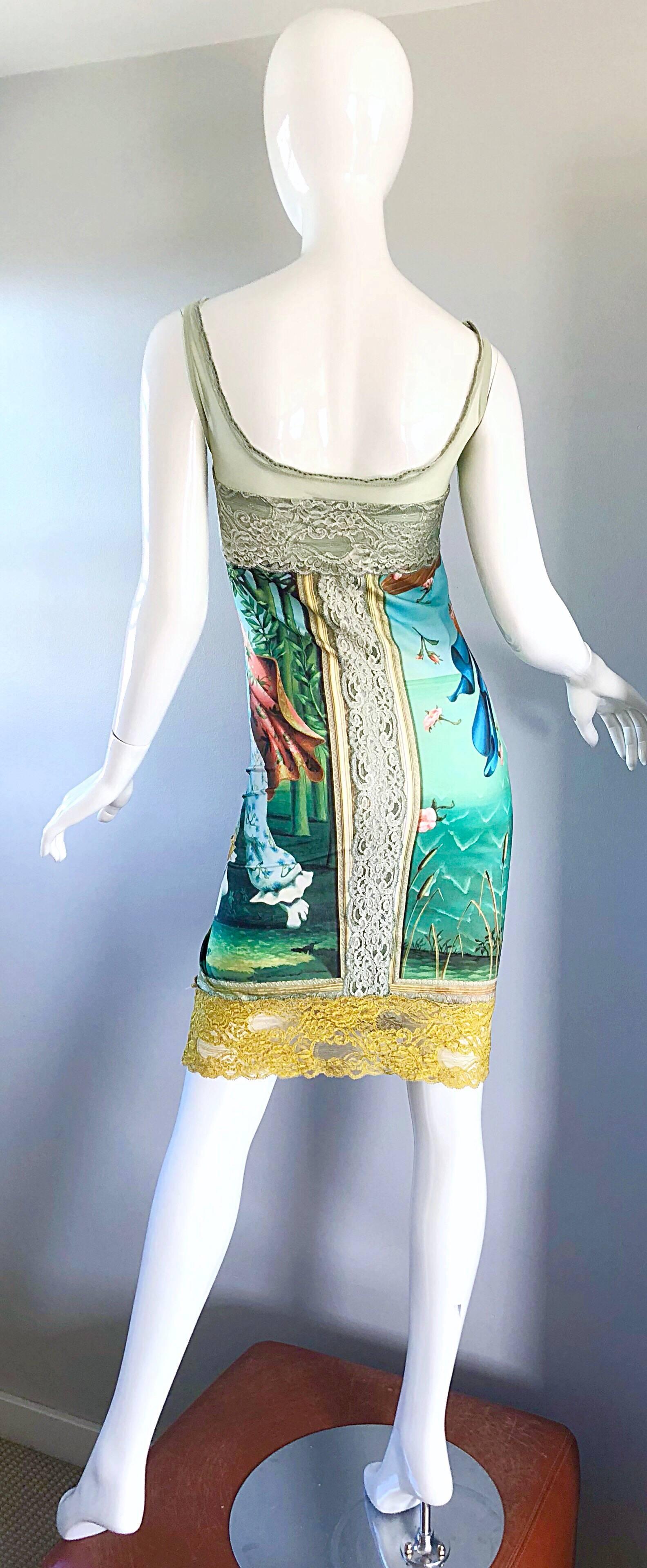 Eletra Casadei Robe vintage grande taille « Birth of Venus » avec imprimé fantaisie Betty Boop (années 1990) Pour femmes en vente