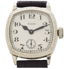 Vintage Elgin Cushion-Shaped Watch, 1929