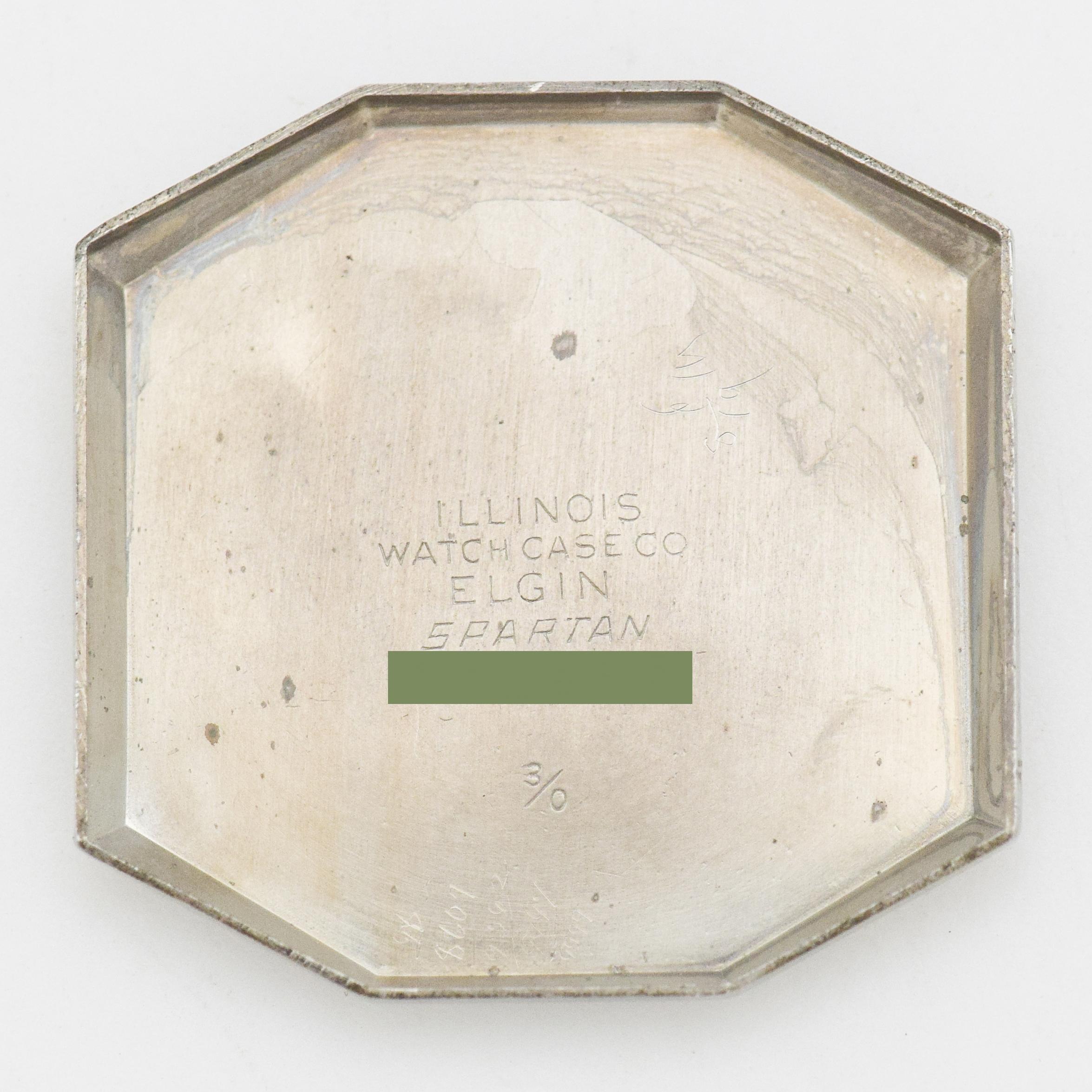 Vintage Elgin Octagonal-Shaped Nickle Watch, 1928 4