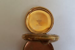 Vintage Elgin Pocket Watch, Yellow Gold Filled, Year 1906, 15 Jewel