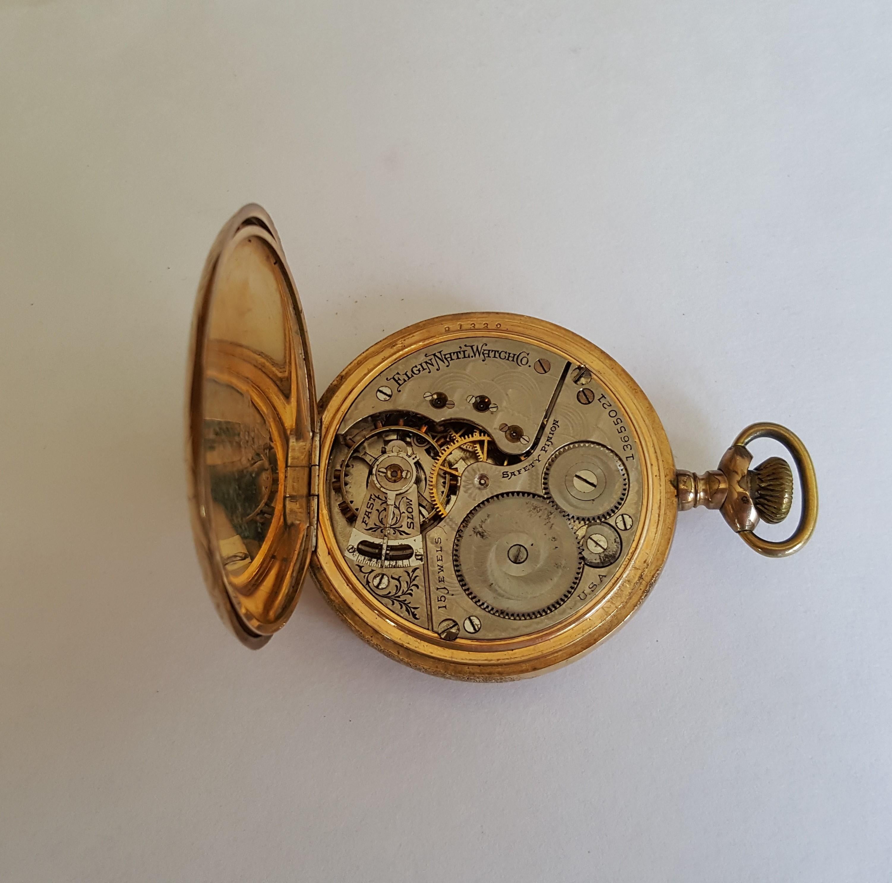 elgin 15 jewel pocket watch value