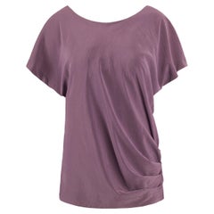 Vintage Elizabeth And James 2000's Purple Silk Parachute Mini Dress