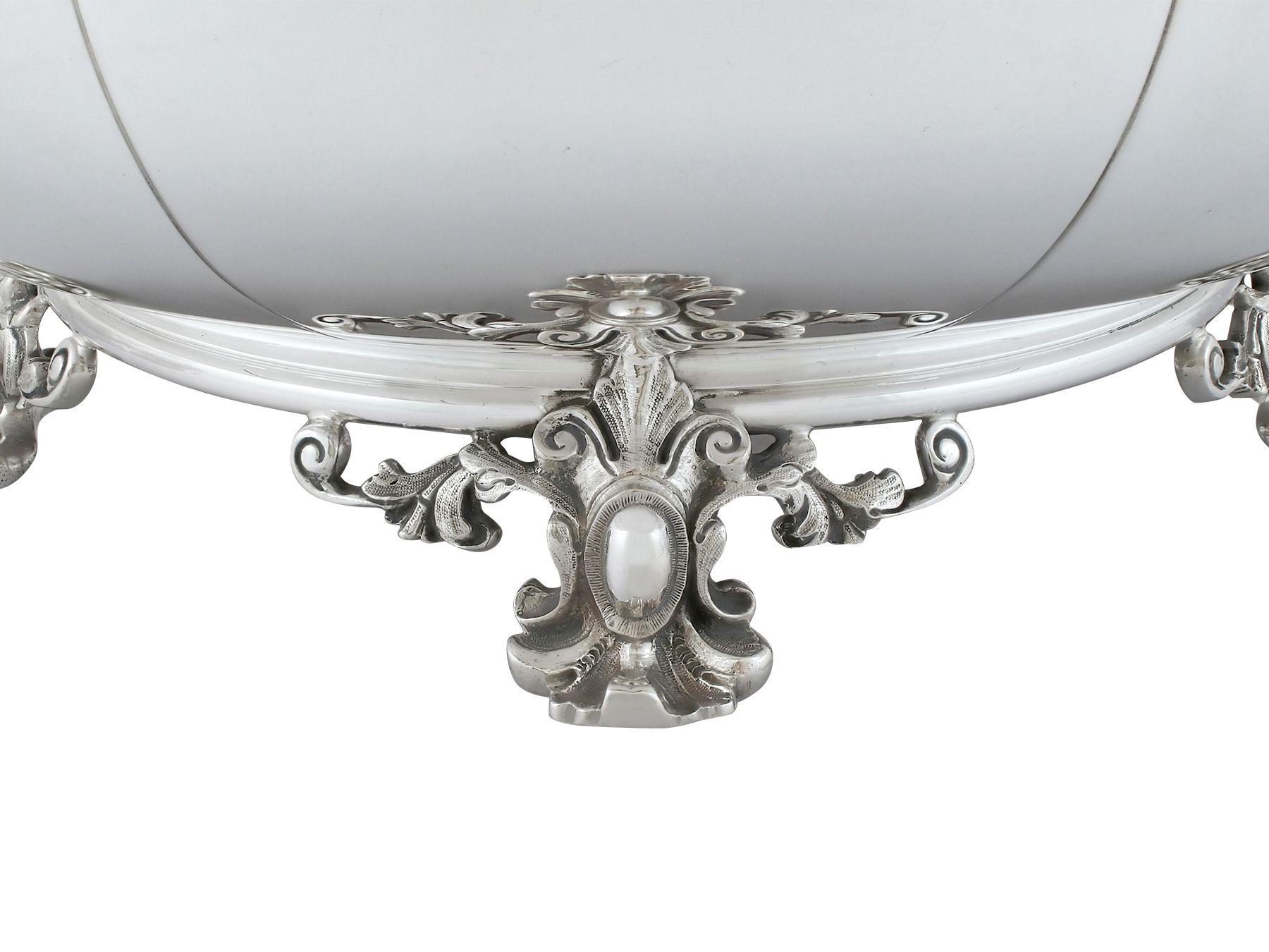 Vintage Elizabeth II Sterling Silber Präsentation Schale (Ende des 20. Jahrhunderts) im Angebot