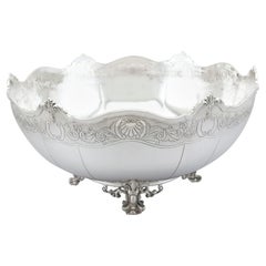 Vintage Elizabeth II Sterling Silver Presentation Bowl