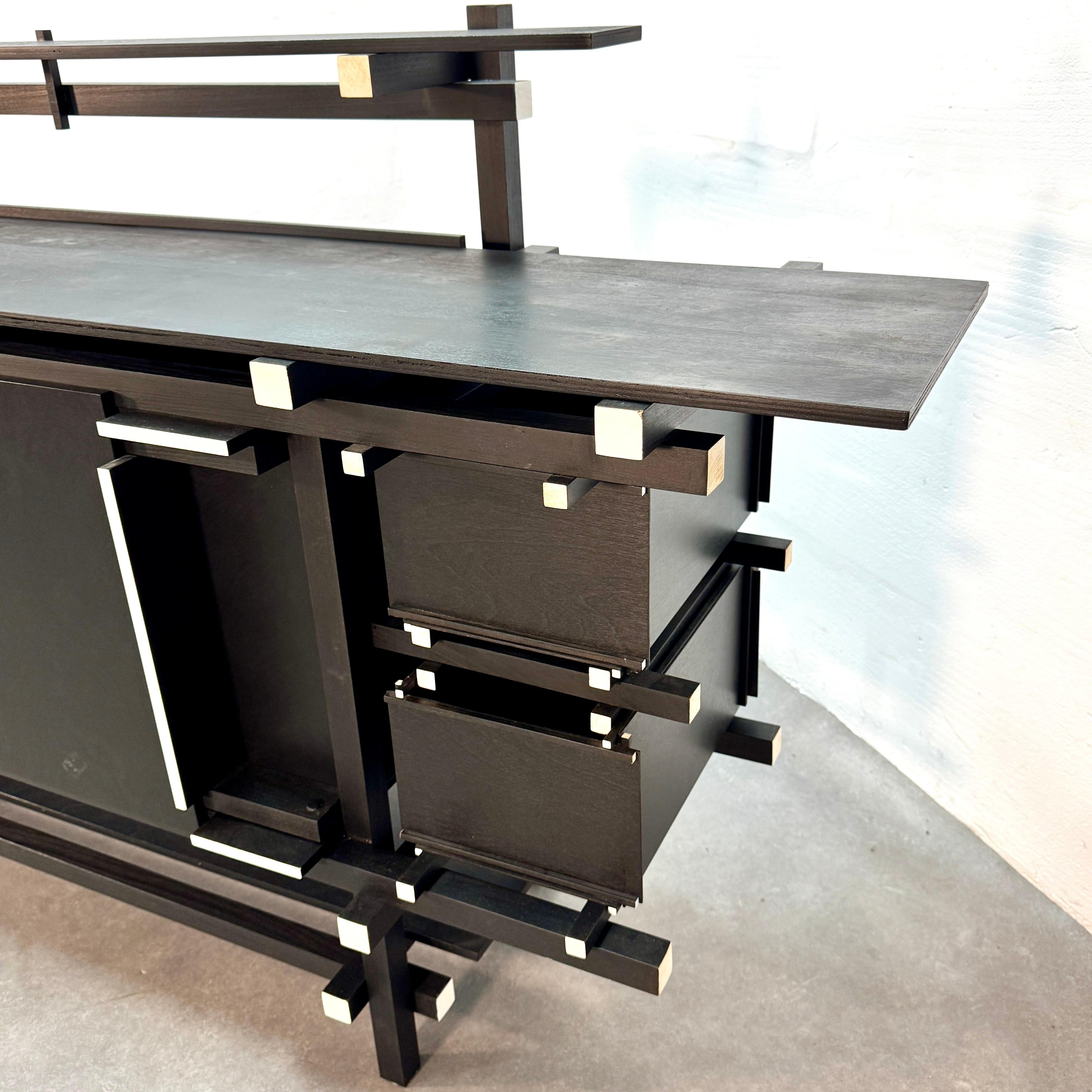 Fatto a mano Credenza d'epoca 'Elling' di Gerrit Rietveld. in vendita
