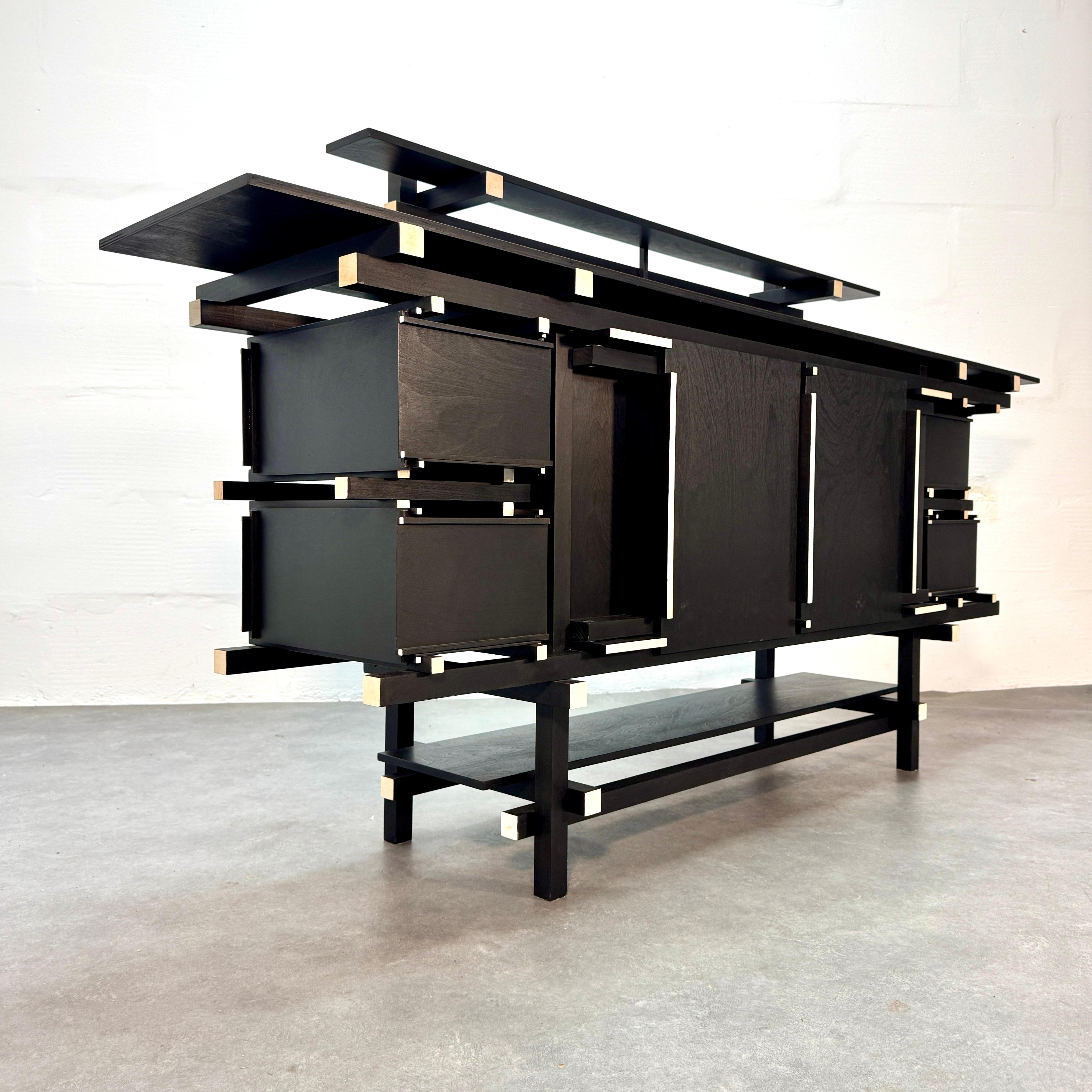 XX secolo Credenza d'epoca 'Elling' di Gerrit Rietveld. in vendita