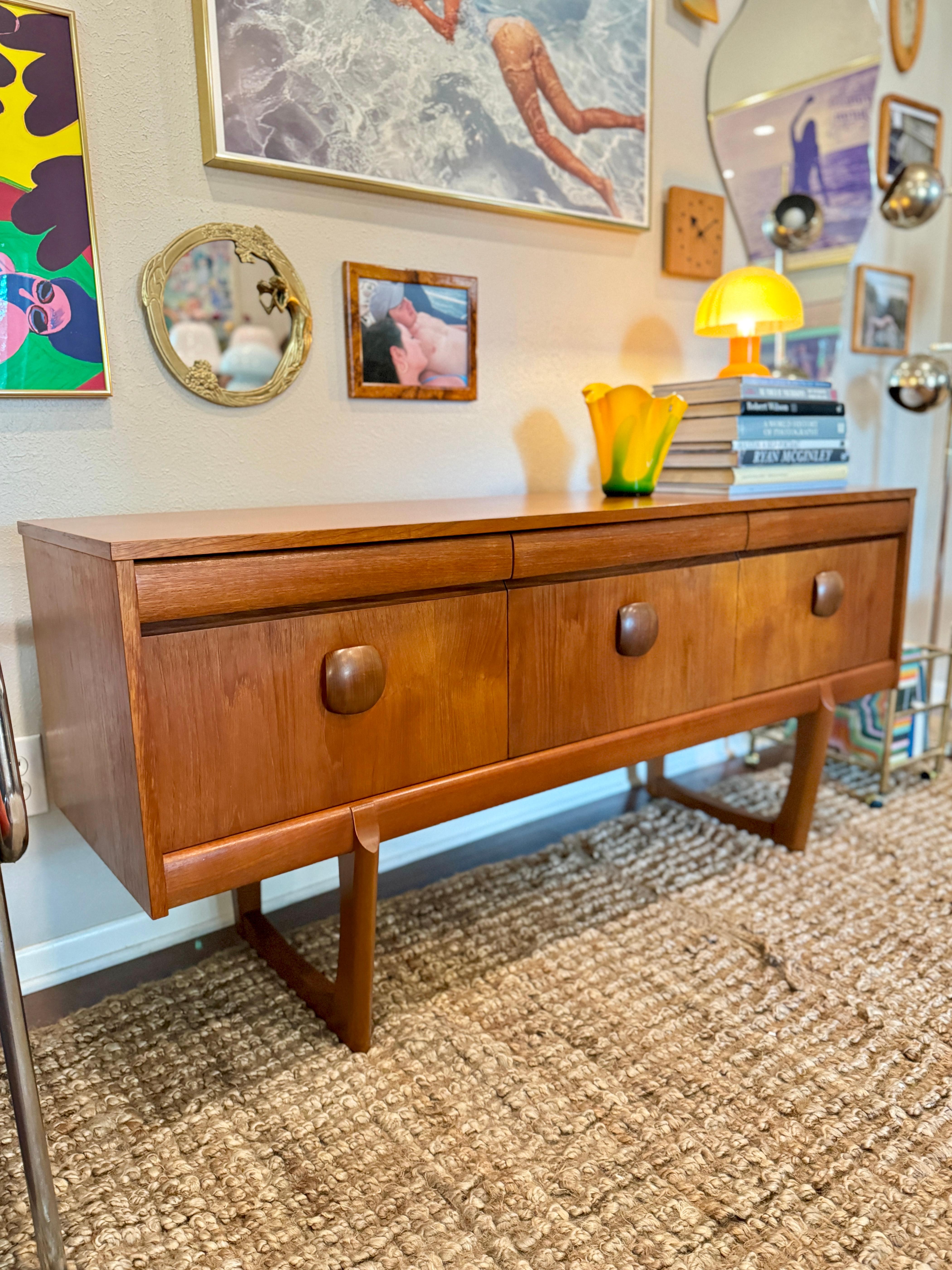 Mid-Century Modern Vintage Elliots of Newbury sideboard by EON, circa 1960s