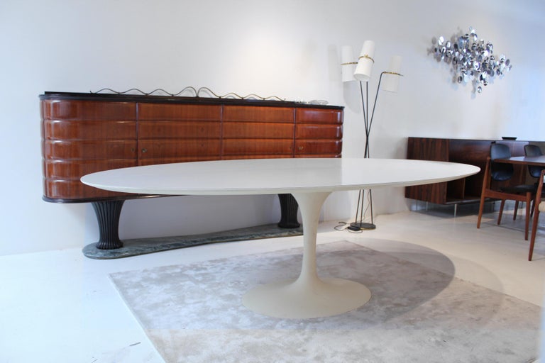 Vintage Elliptical Eero Saarinen Tulip Dining Table for ...