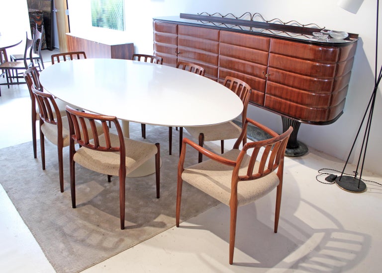 Vintage Elliptical Eero Saarinen Tulip Dining Table for ...