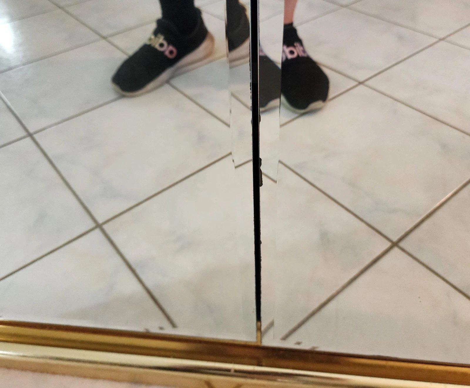 Vintage Ello Style Mirrored Buffet Sideboard For Sale 5