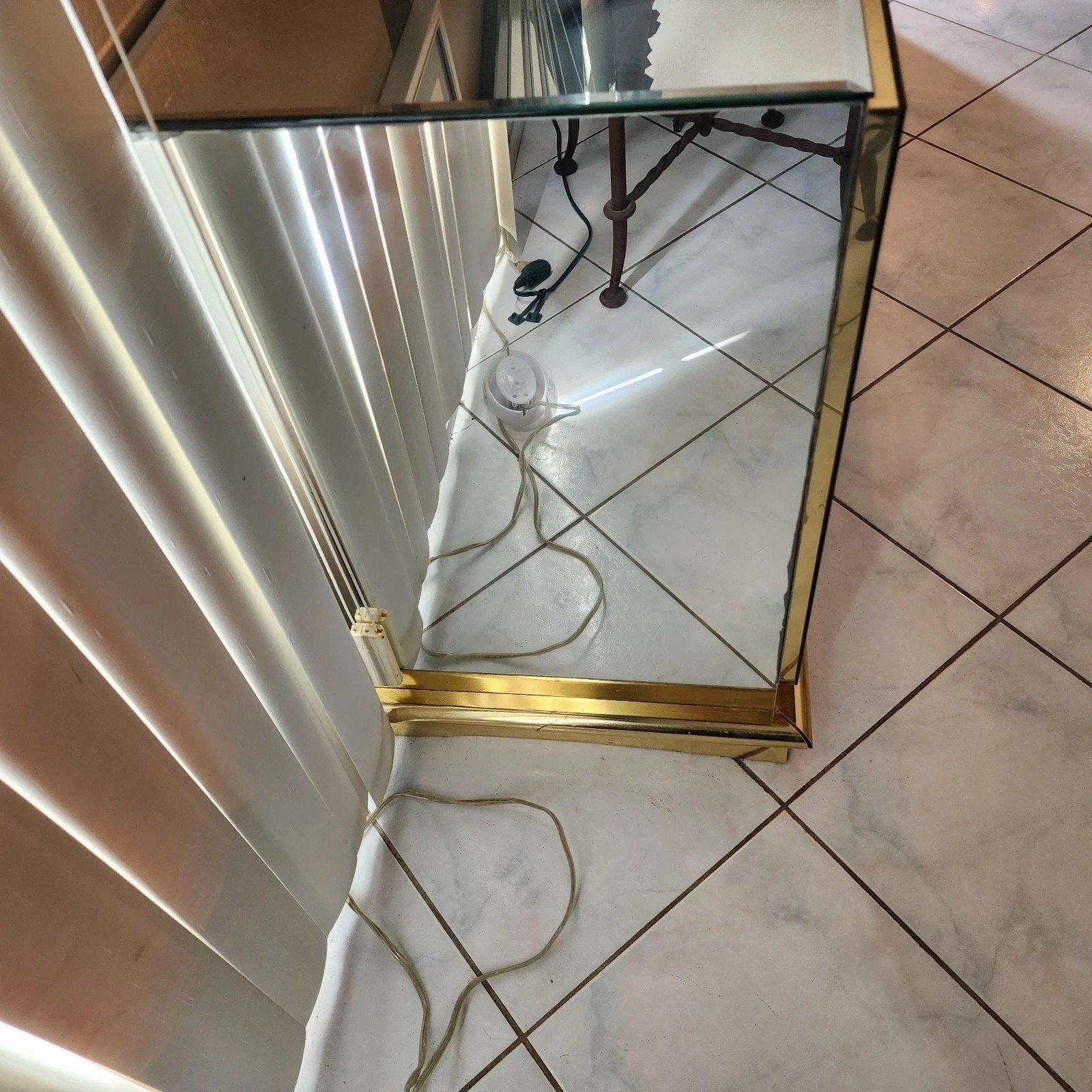 Vintage Ello Style Mirrored Buffet Sideboard For Sale 7