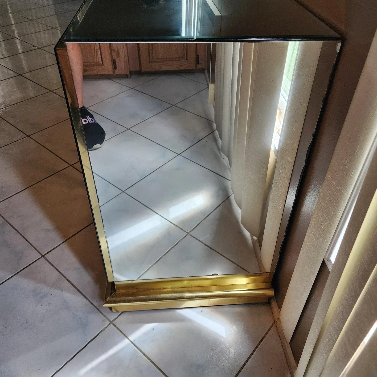 Vintage Ello Style Mirrored Buffet Sideboard For Sale 10