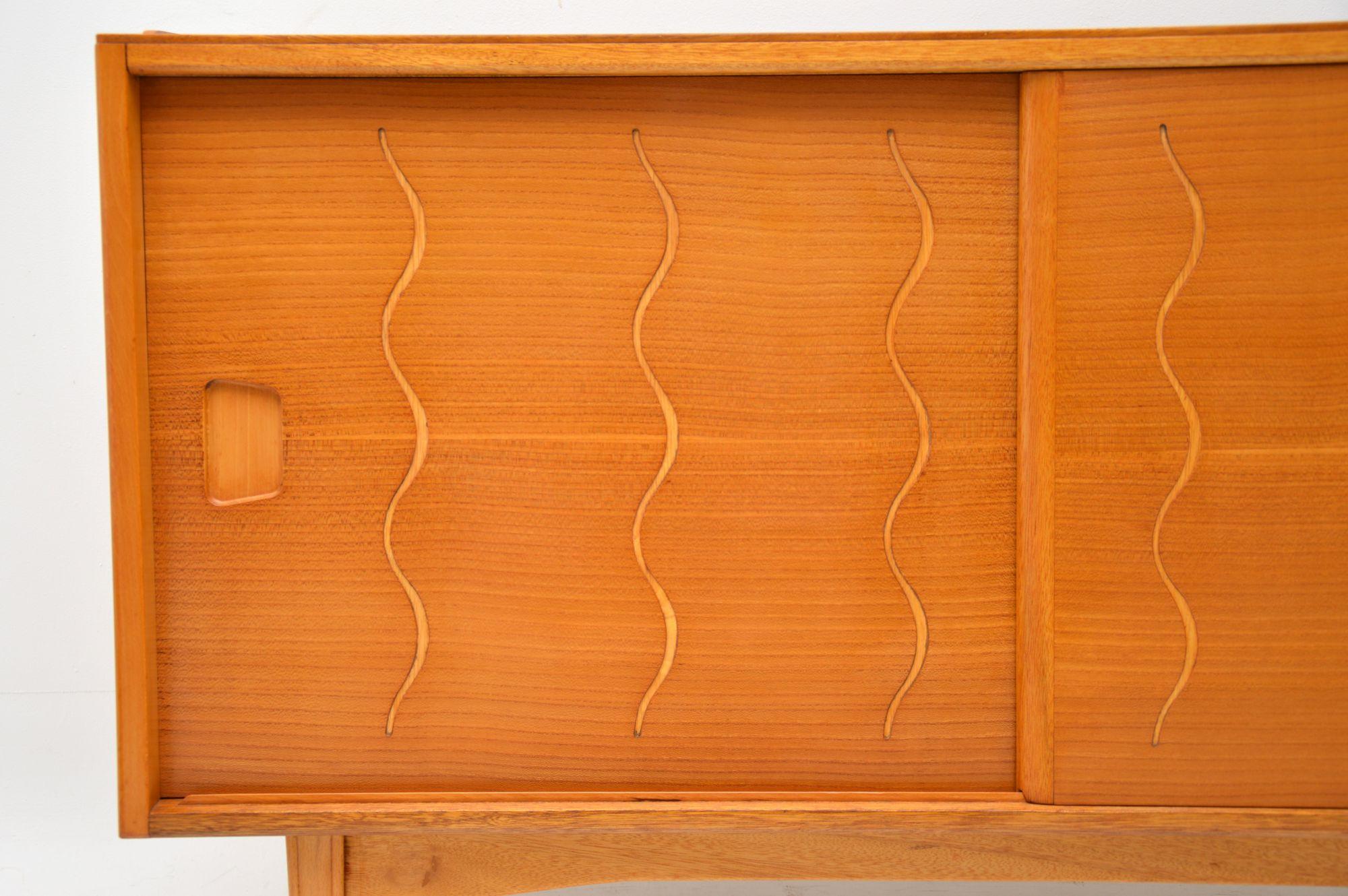 Vintage Elm and Walnut Sideboard by Ian Audley for GW Evans For Sale 3