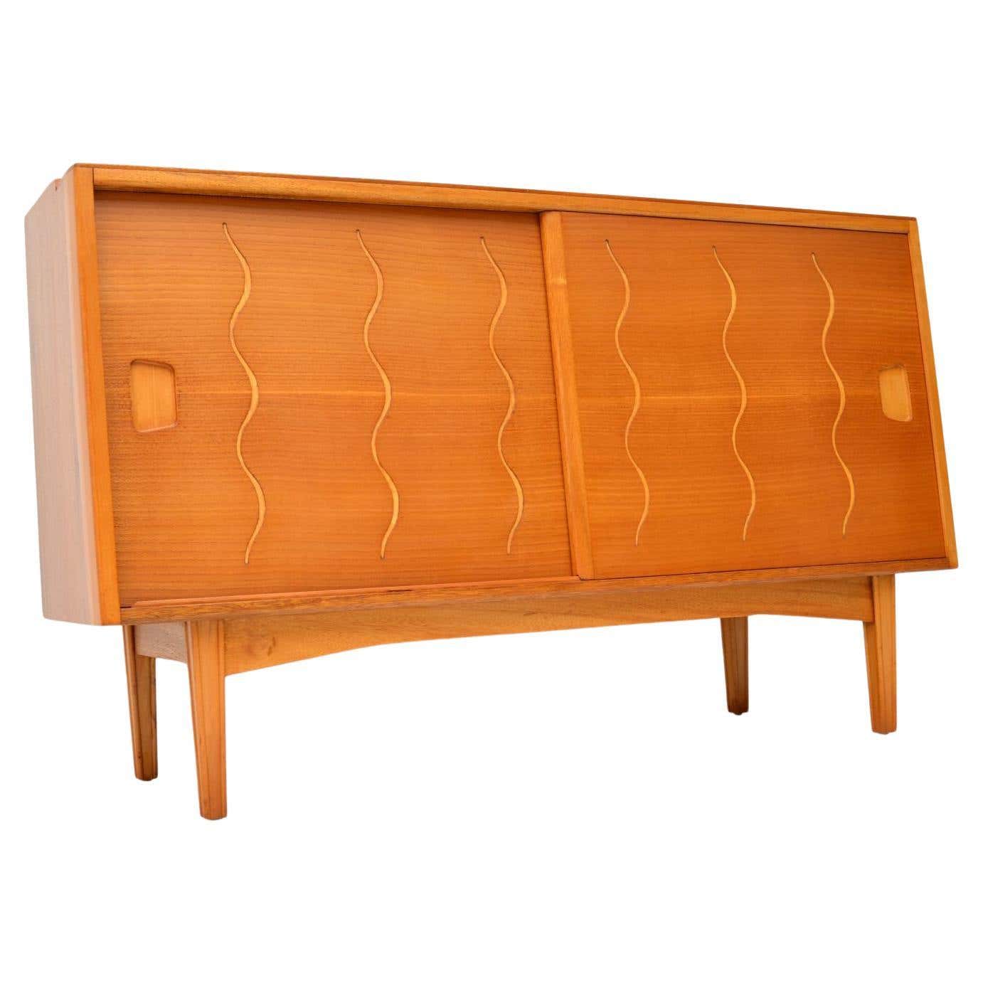Vintage Elm and Walnut Sideboard by Ian Audley for GW Evans For Sale at ...