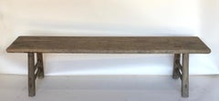 Vintage Elm Bench