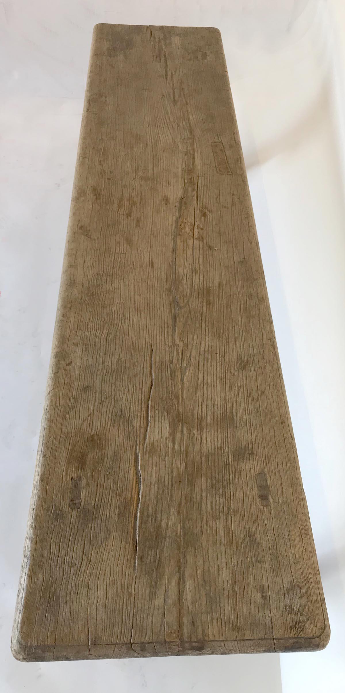 Chinese Vintage Elm Bench