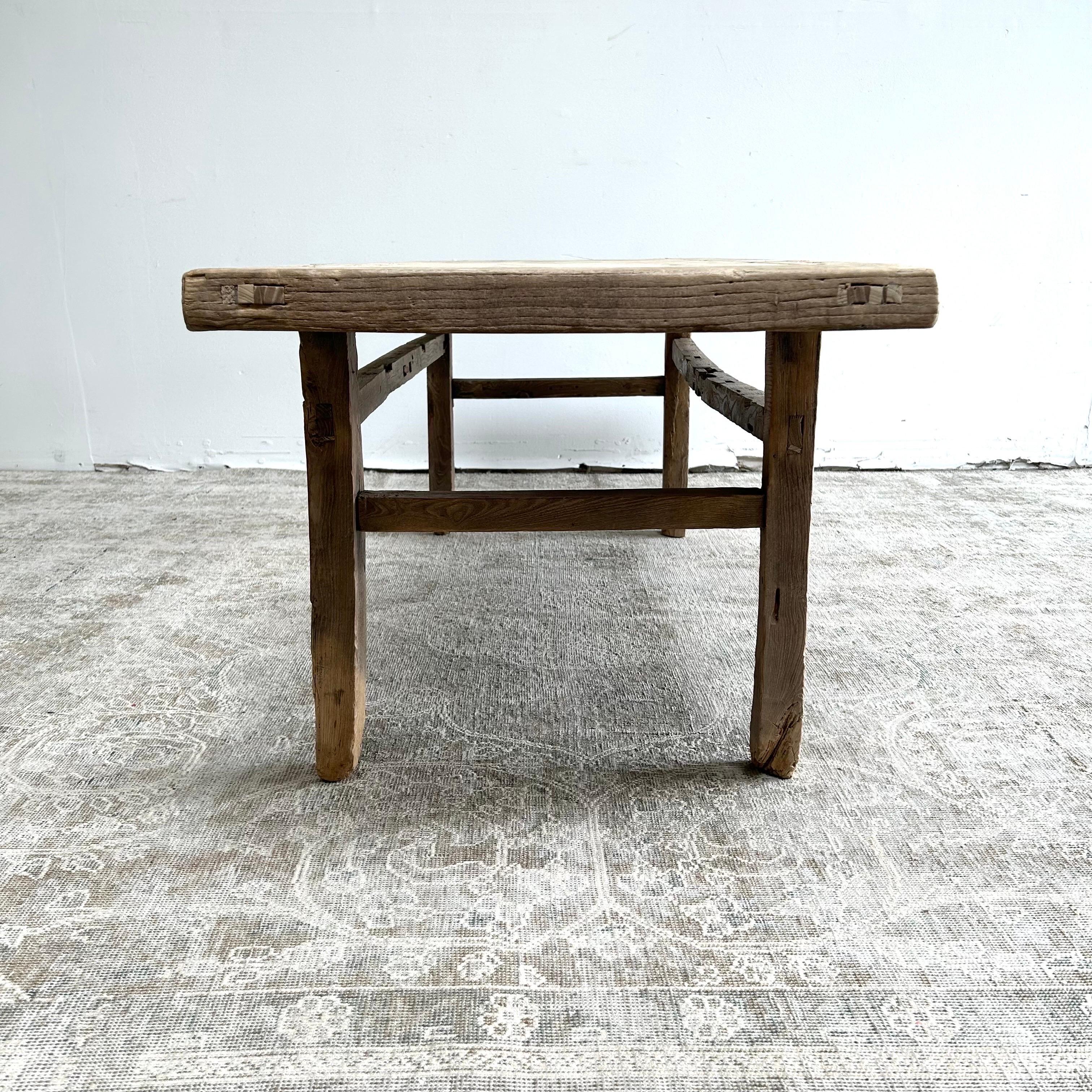 Vintage Elm Coffee Table For Sale at 1stDibs antique elm coffee table