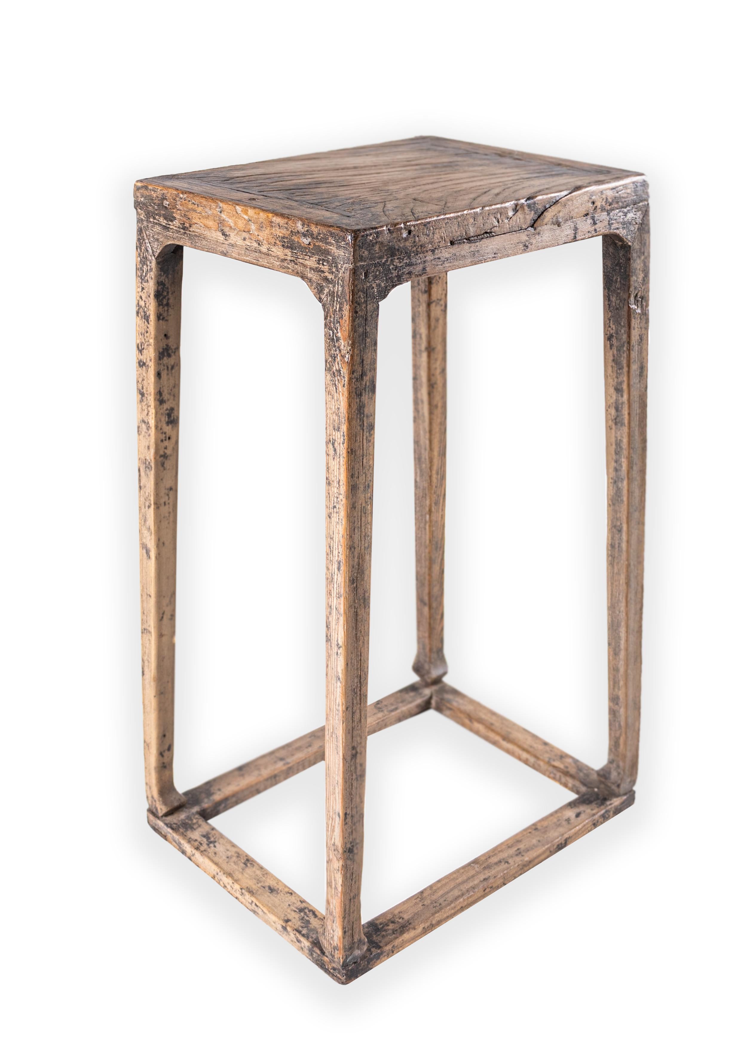 Tall elm wood end table. In my organic, contemporary, vintage and mid-century modern aesthetic

This piece is a part of Brendan Bass’s one-of-a-kind collection, Le Monde. French for “The World”, the Le Monde collection is made up of rare and hard to