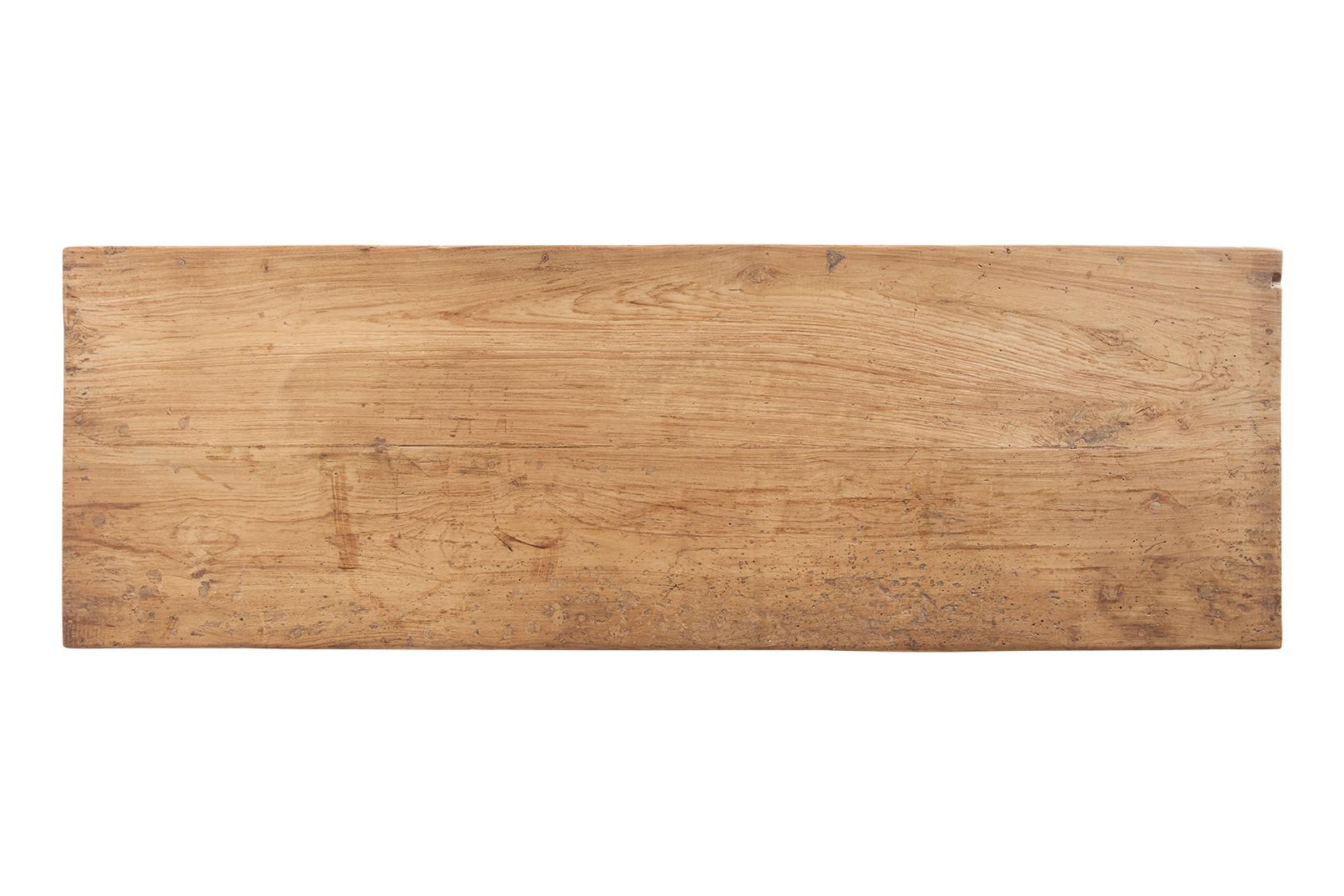 Vintage Ulme Laden Tisch im Angebot 1