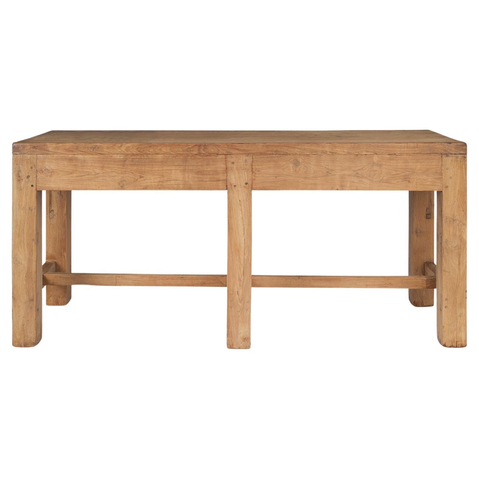 Vintage Ulme Laden Tisch im Angebot