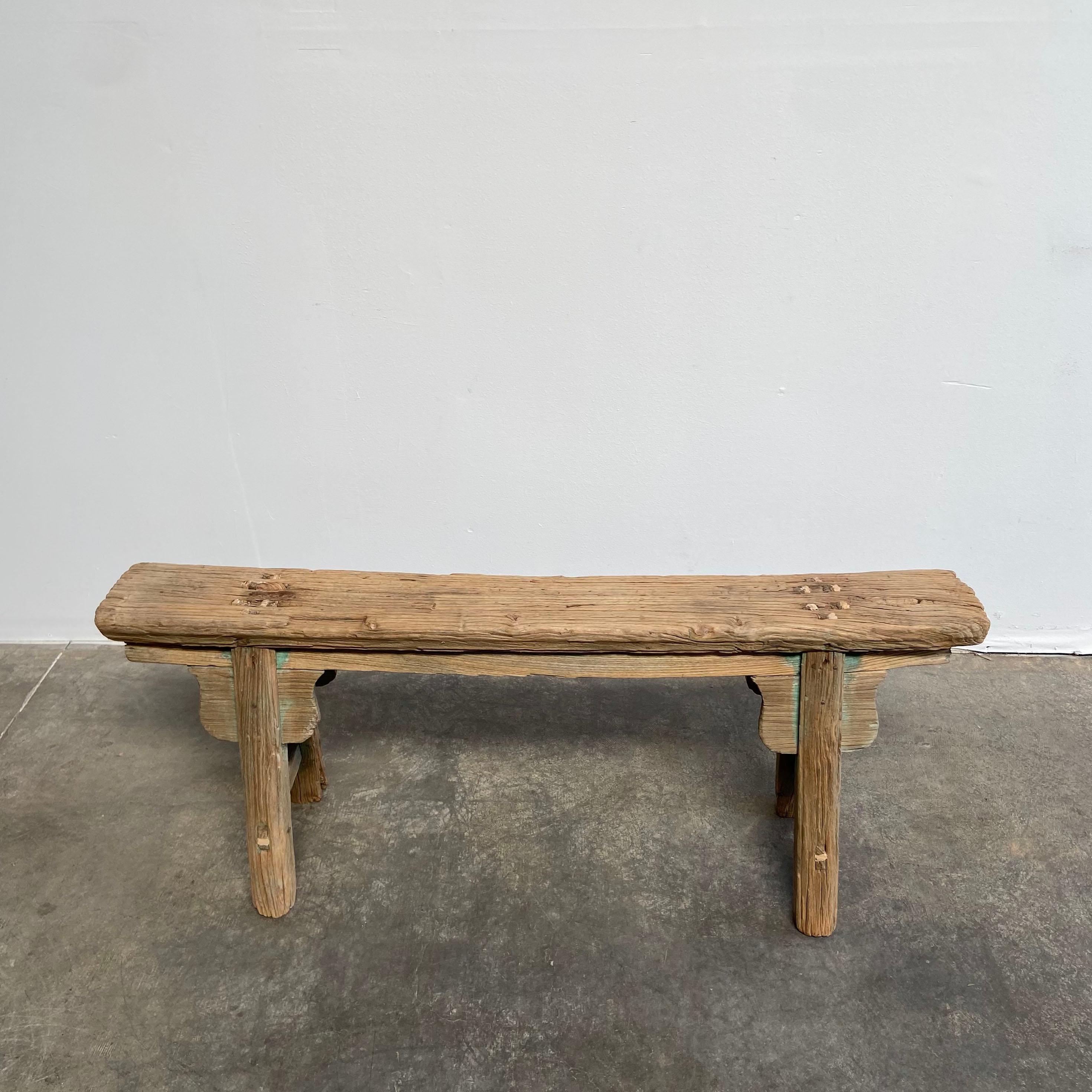 Skinny bench / vintage antique elm wood bench
These are the real vintage antique elm wood benches! Beautiful antique patina, with weathering and age, these are solid and sturdy ready for daily use, use as a table behind a sofa, stool, coffee table,