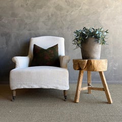 Table en bois d'orme vintage #K21