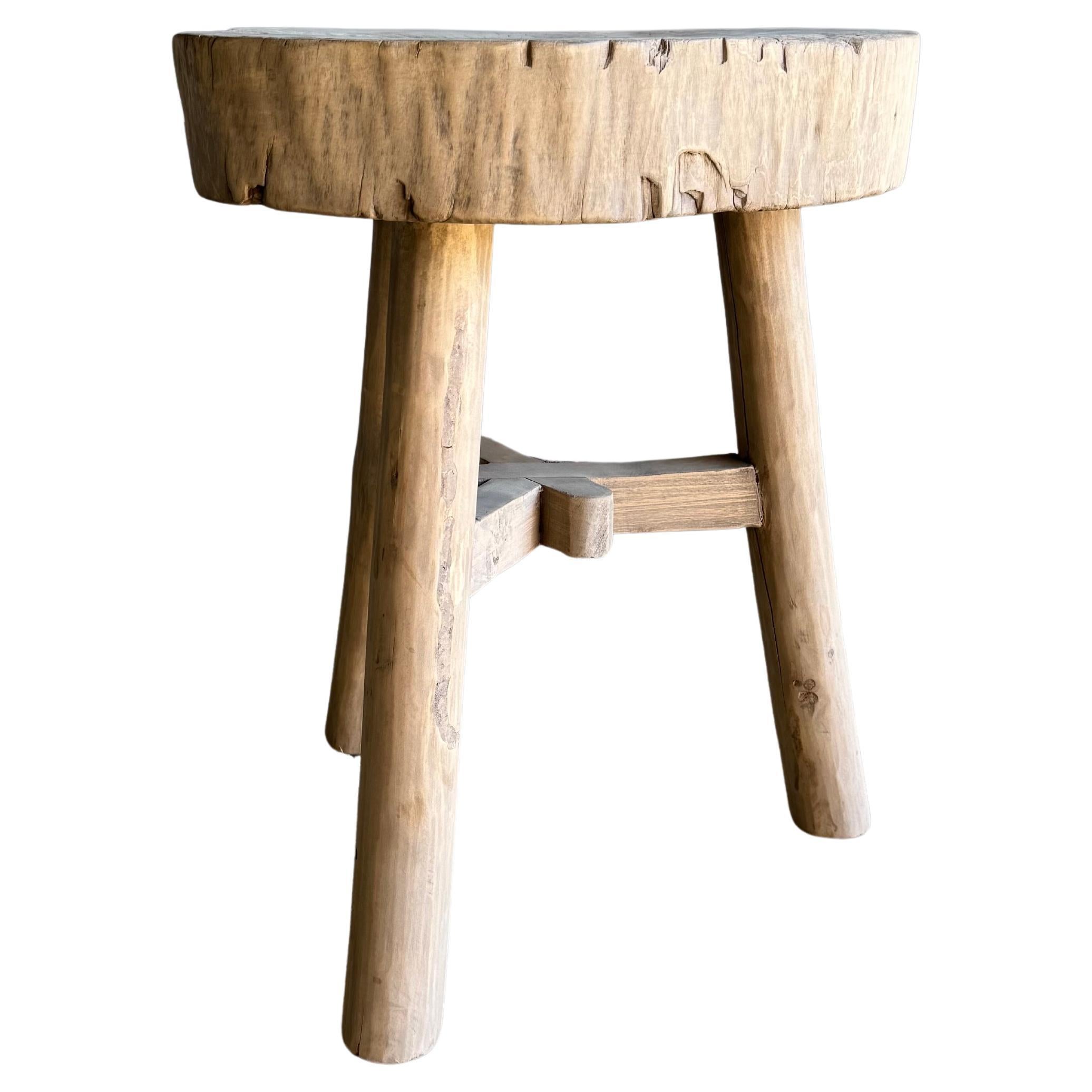 Vintage Ulme Wood Chop Tisch im Angebot