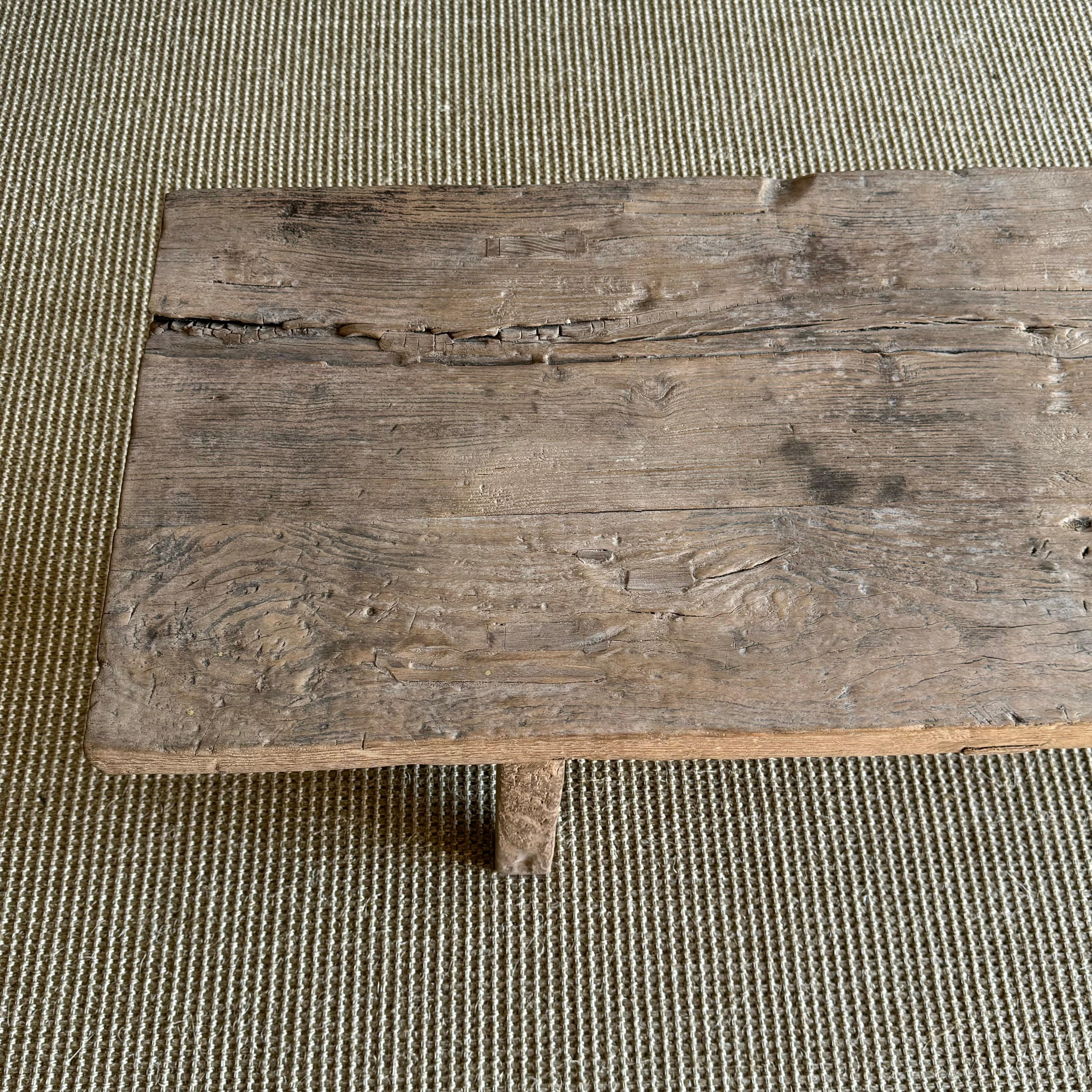 Vintage Ulme Wood Couchtisch 72.75