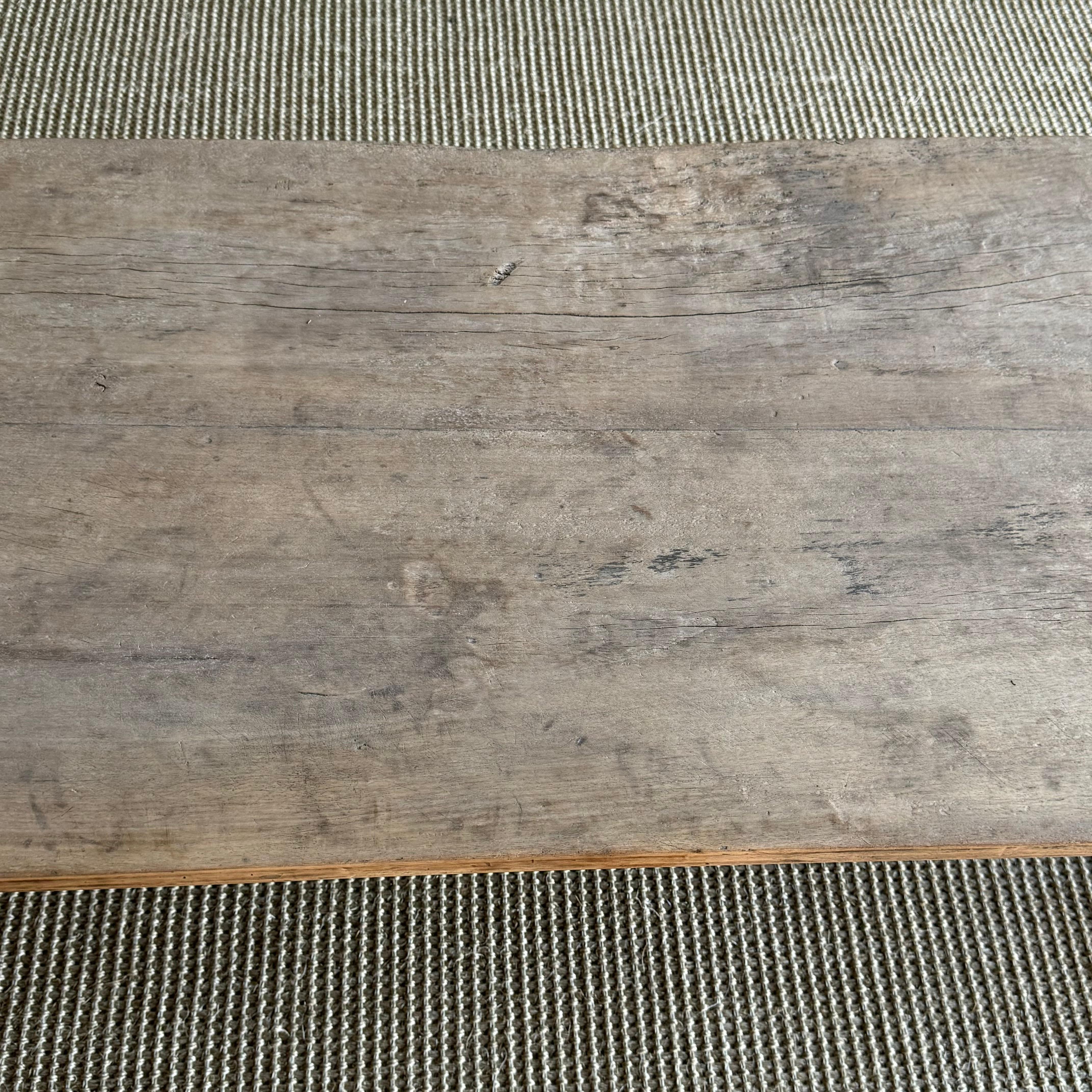 Vintage Ulme Holz Couchtisch (Ulmenholz) im Angebot