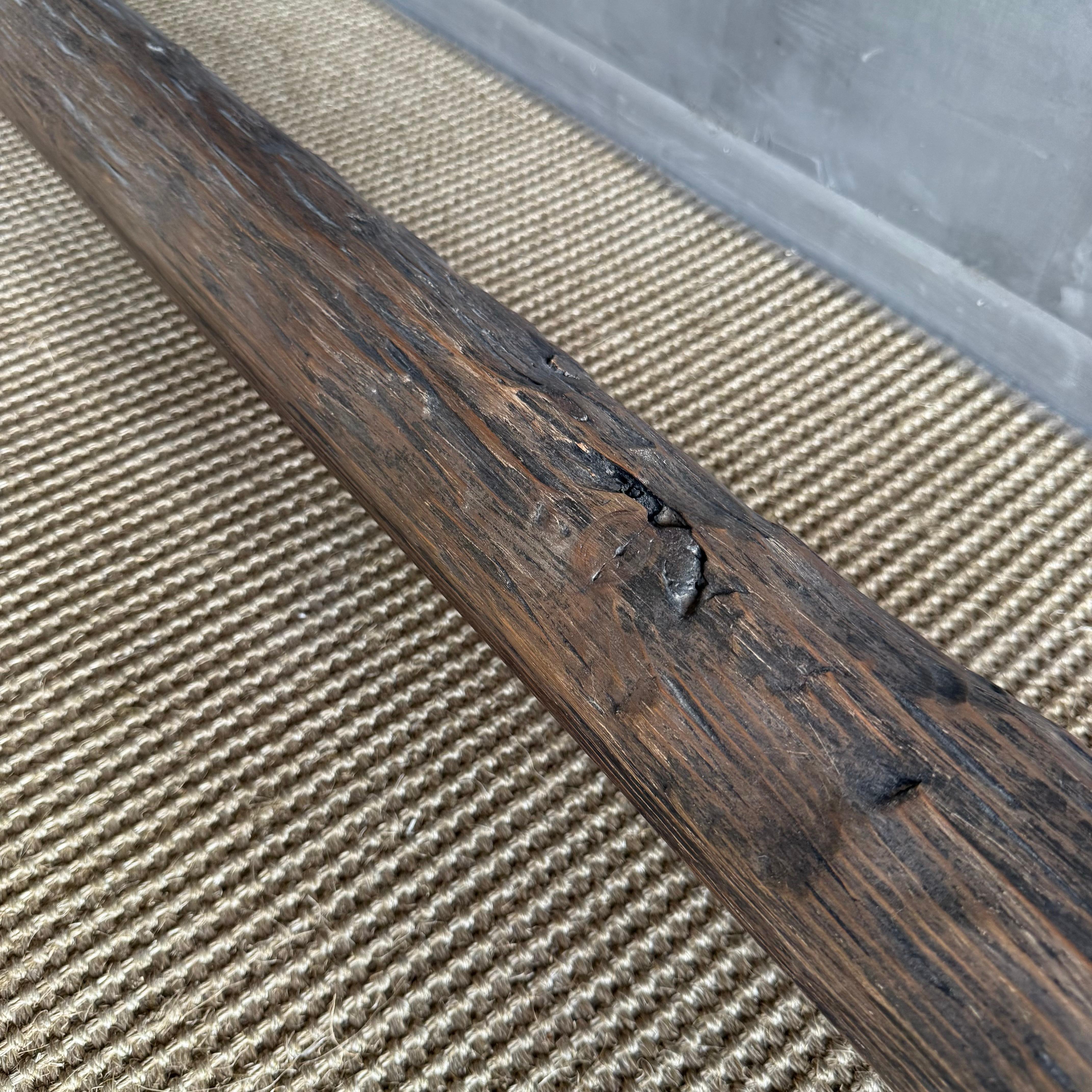 Vintage Elm Wood Console 97