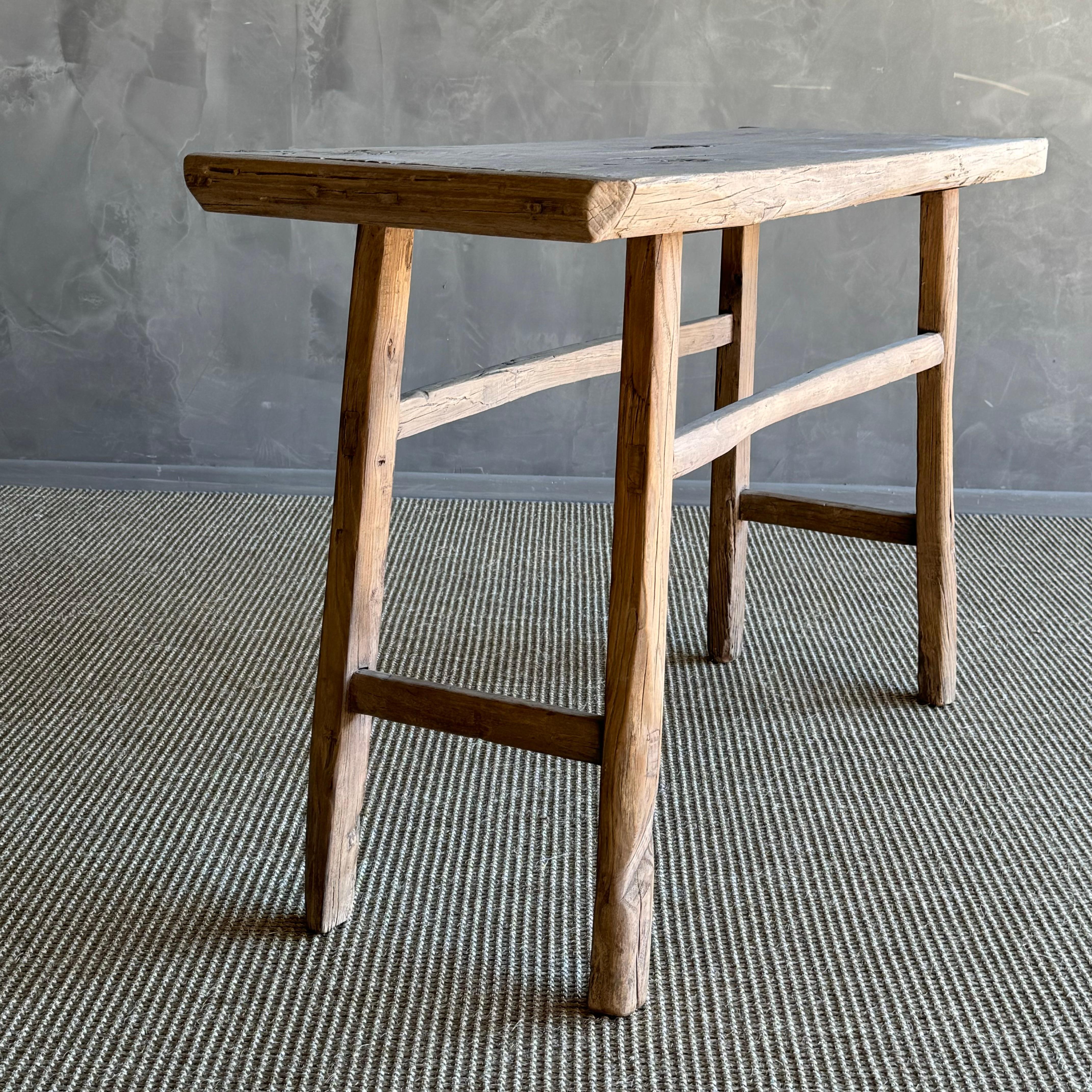 Vintage-Konsolentisch aus Ulmenholz 51