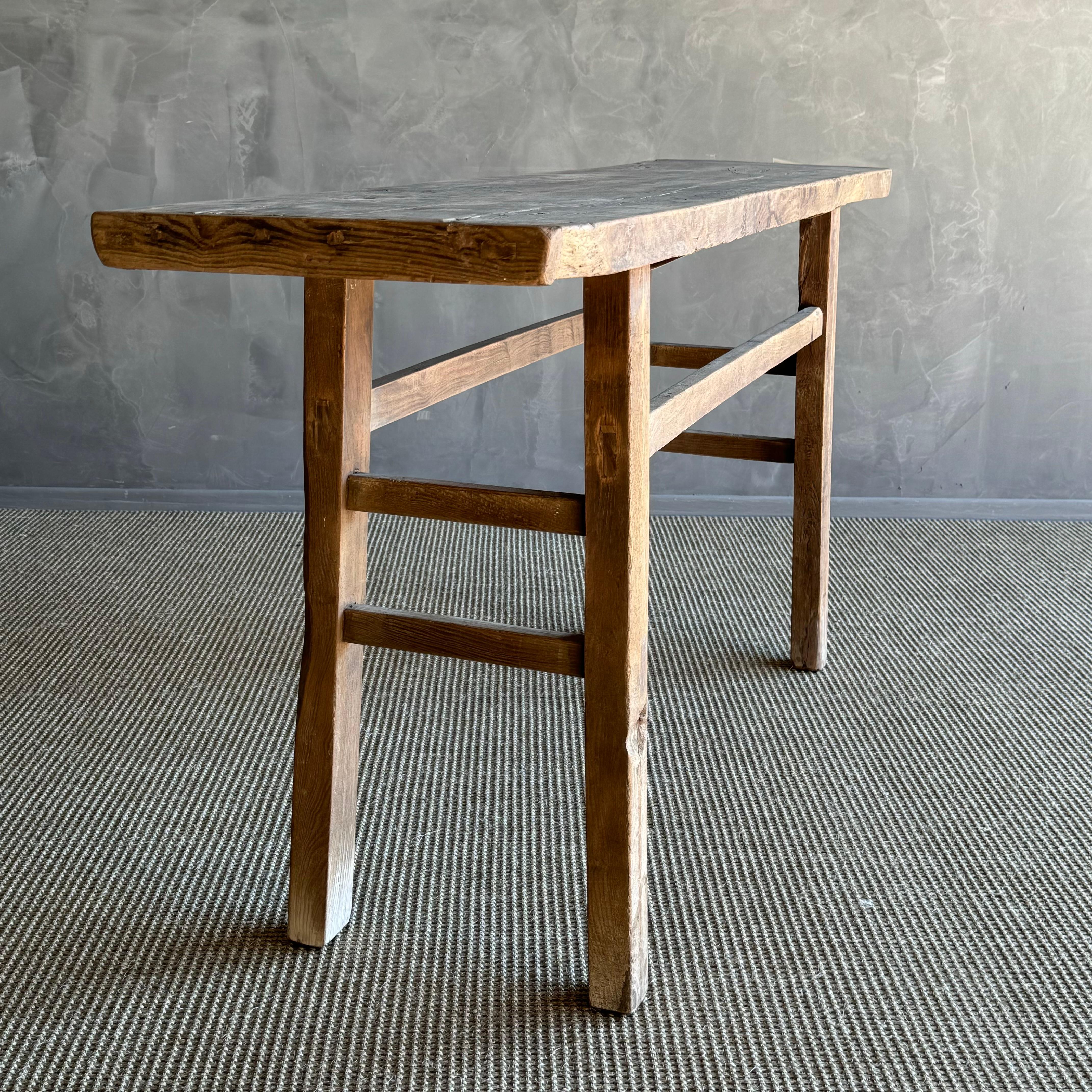 Vintage-Konsolentisch aus Ulmenholz 70