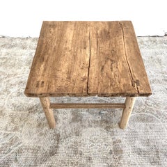 Vintage Ulmenholz Beistelltisch