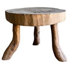 Vintage Ulme Wood Slice Akzent Tisch