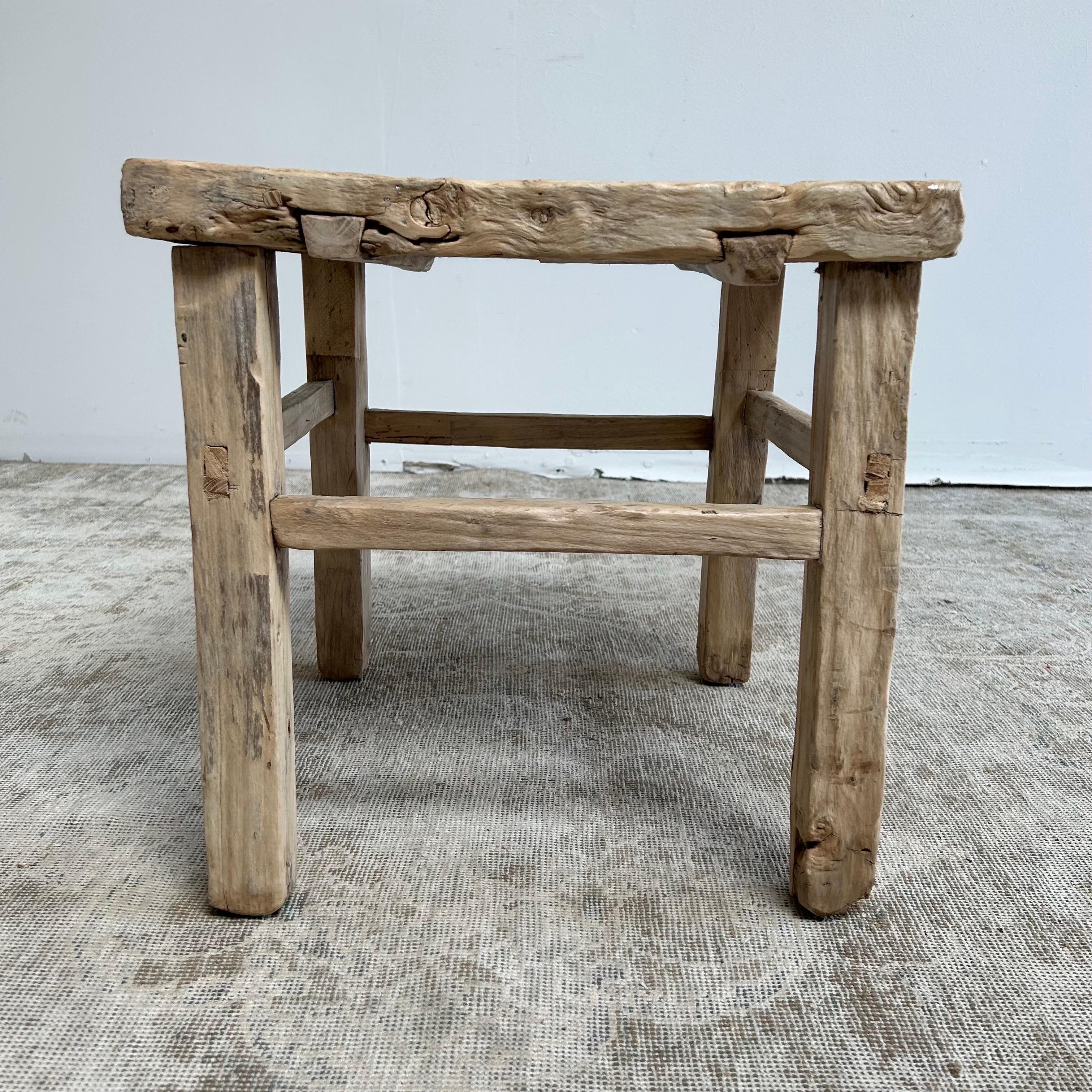 wabi sabi end table