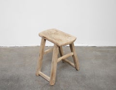 Vintage Elmwood Stool