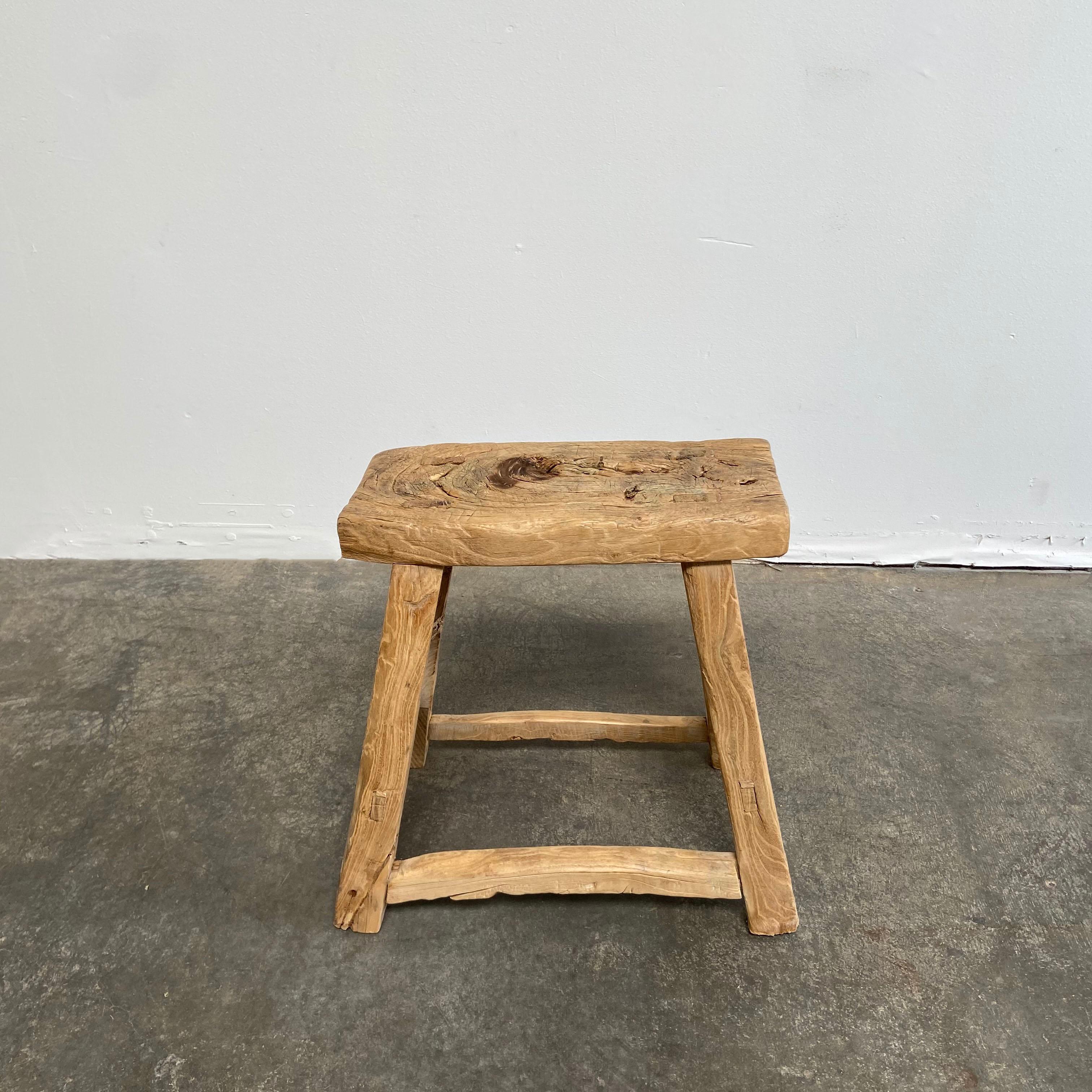 Vintage antique elm wood stool
These are the real vintage antique elm wood stools! Beautiful antique patina, with weathering and age, these are solid and sturdy ready for daily use, use as a table, stool, drink table, they are great for any space.