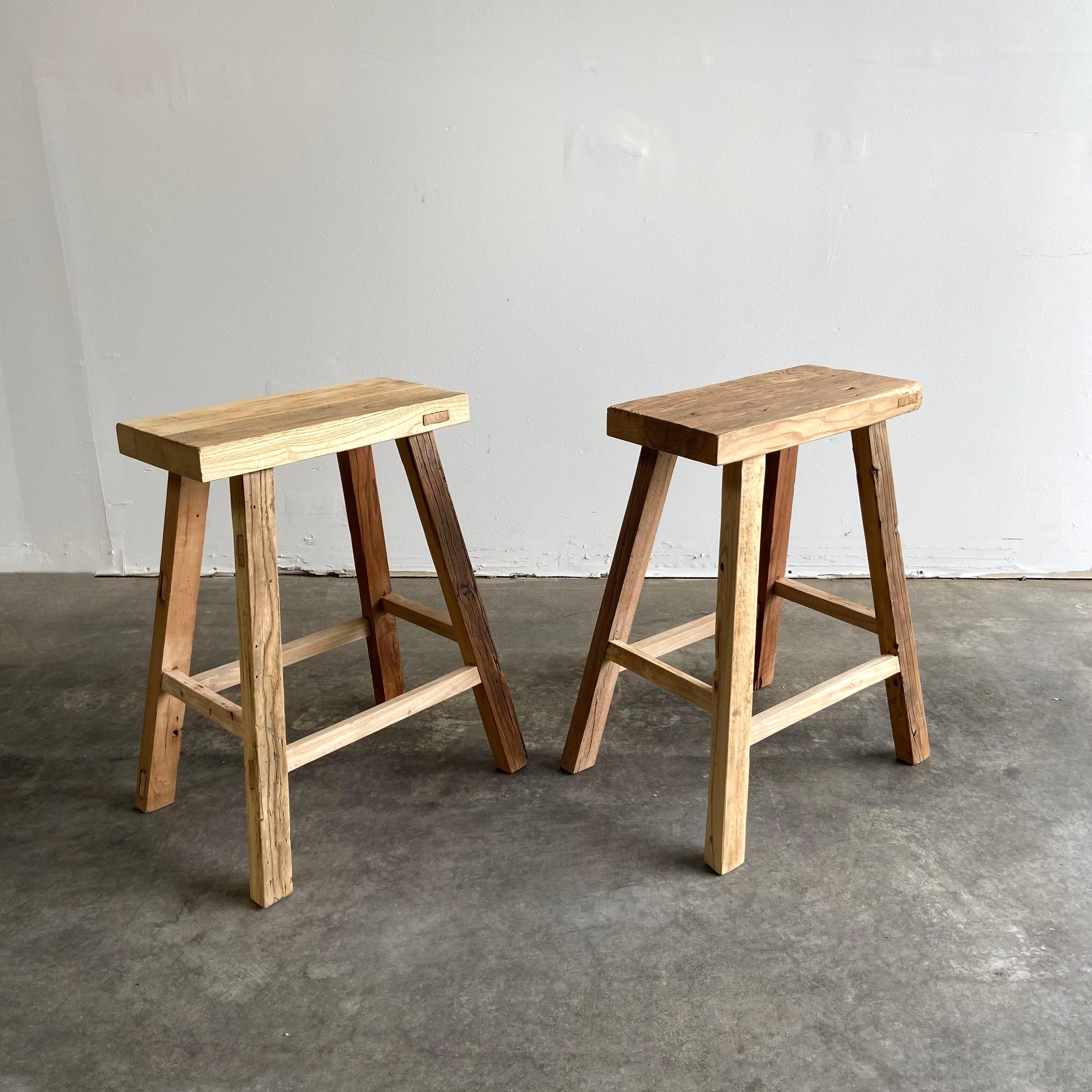 chinese wooden stools