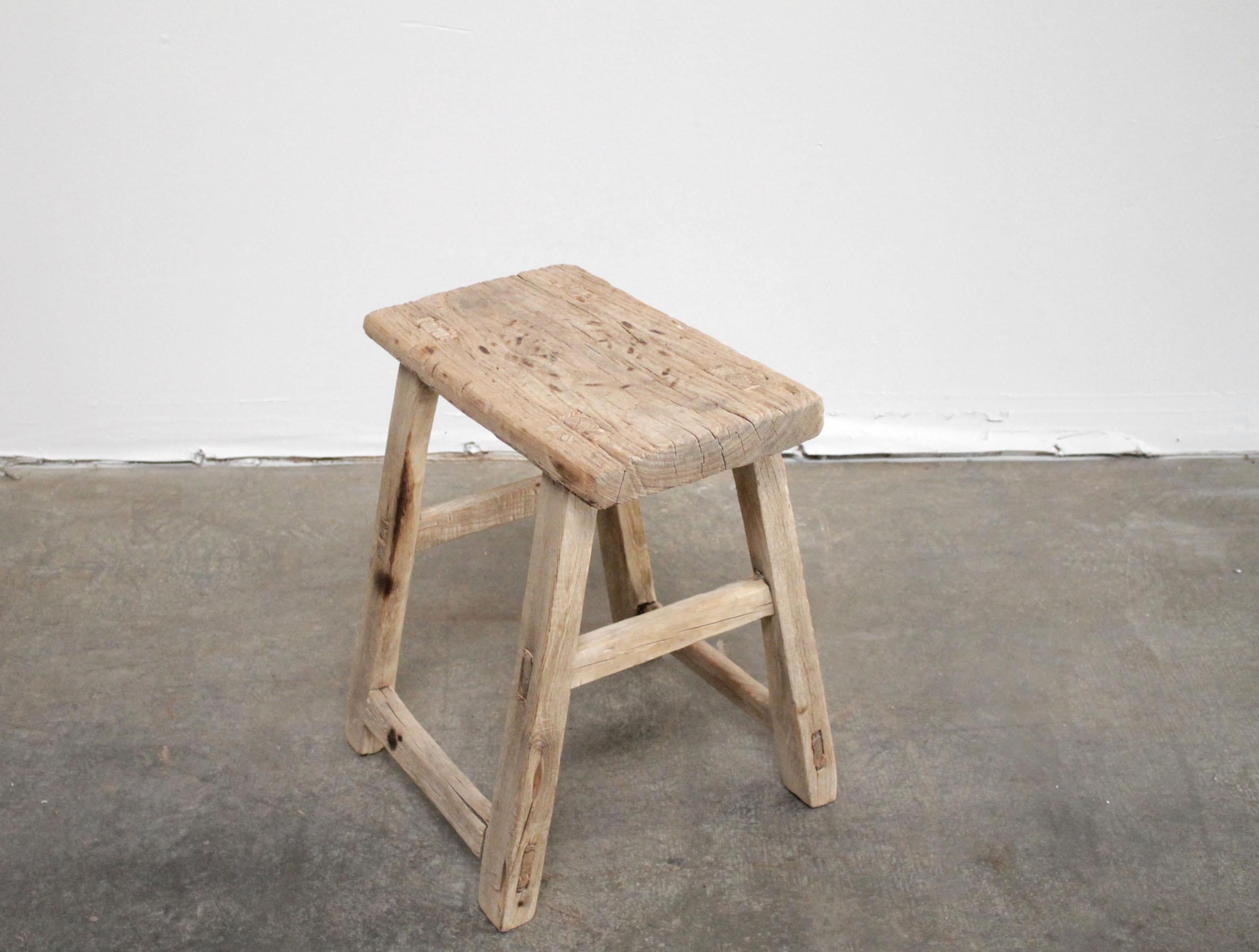 Vintage antique elmwood stool
These are the real vintage antique elm wood stools! Beautiful antique patina, with weathering and age, these are solid and sturdy ready for daily use, use as a table, stool, drink table, they are great for any space.